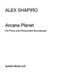 Arcana Planet piano sheet music cover